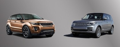 Alerta de recall para veículos Range Rover Vogue e Range Rover Evoque 2014