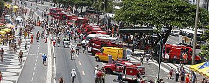Bombeiros do Rio de Janeiro iniciam operação para a Copa