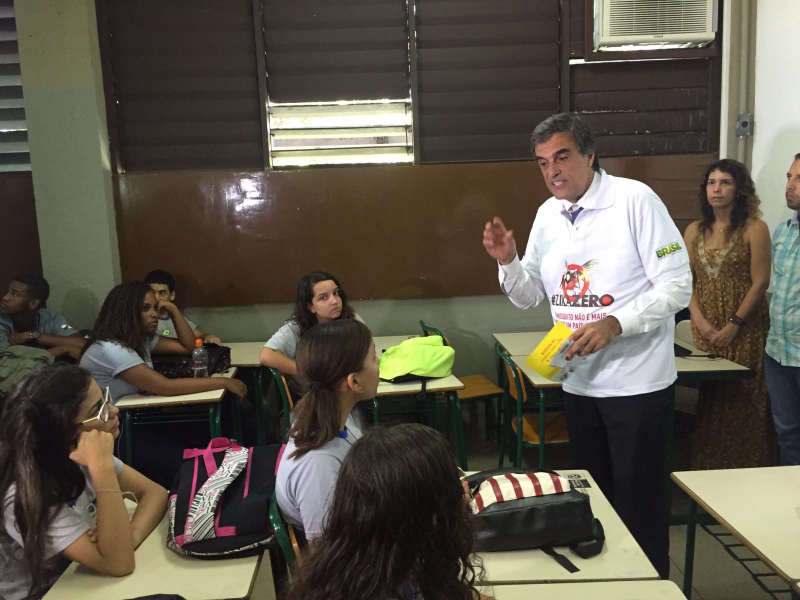 Cardozo participação de atividade de combate ao Zika no Rio de Janeiro 