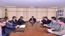 Reunião com o Ministro Secretário Executivo da Secretaria Nacional Antidrogas do Governo do Paraguai, Arnaldo Euclides Giuzzio Benítez. Foto:Isaac Amorim/MJSP